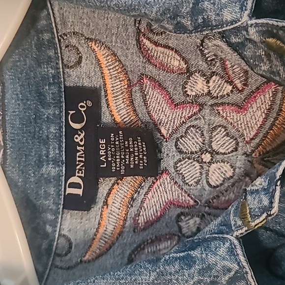 Denim & Co Embroidered Jacket - Picture 2 of 6